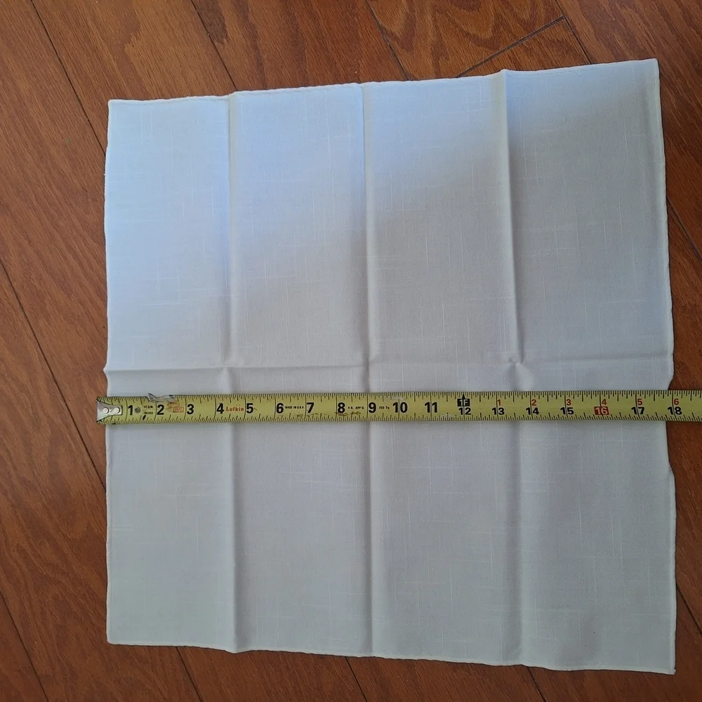 Elegant White Cloth Napkins